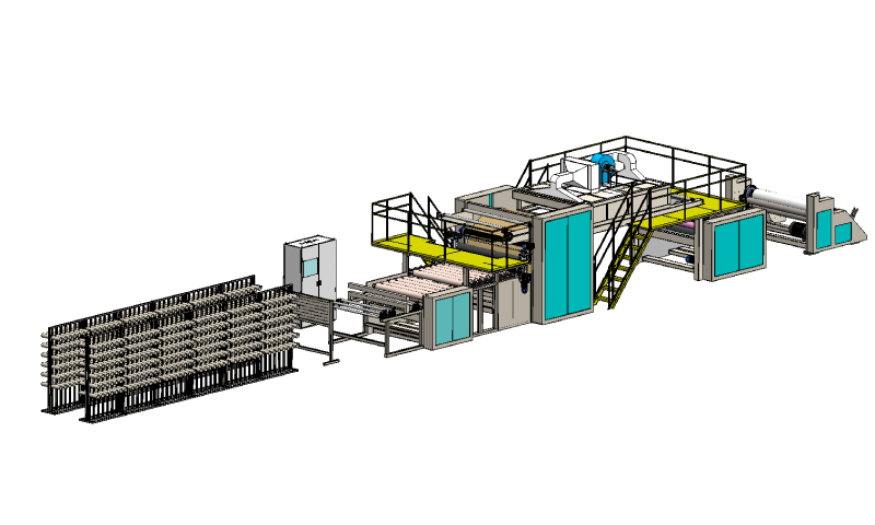 UD Fabric Impregnation Machine for Plates Production
