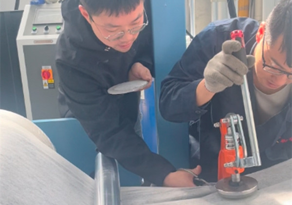 Kuntai Customized Hot Melt Coating Laminating Machine Exfactory Test Successfully Completed Today